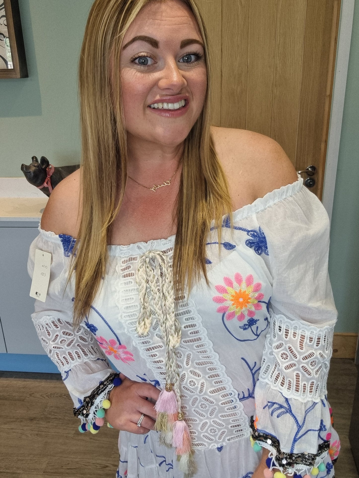 Orla Pom Pom Dress