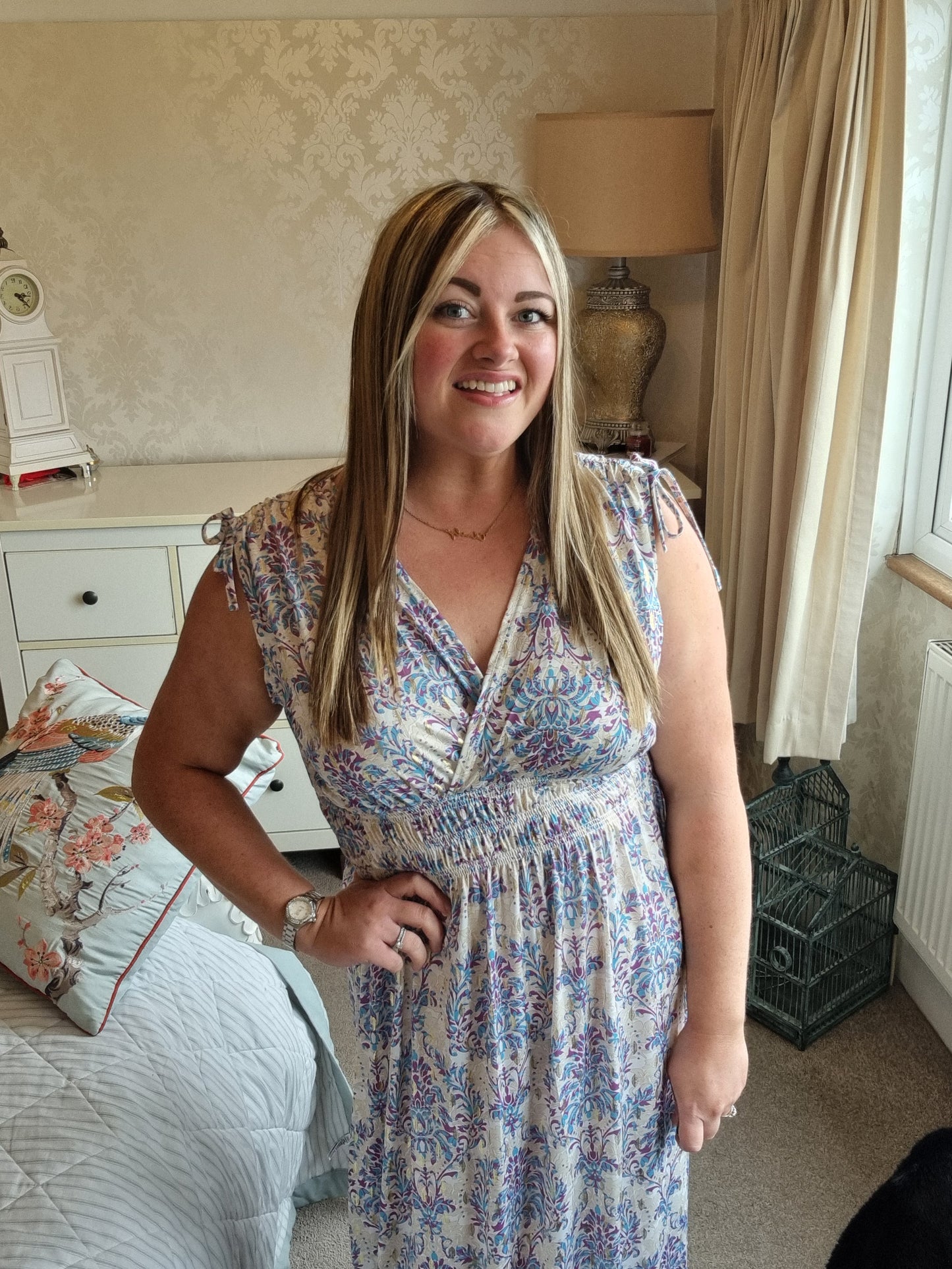 Andrea Dress - Blue