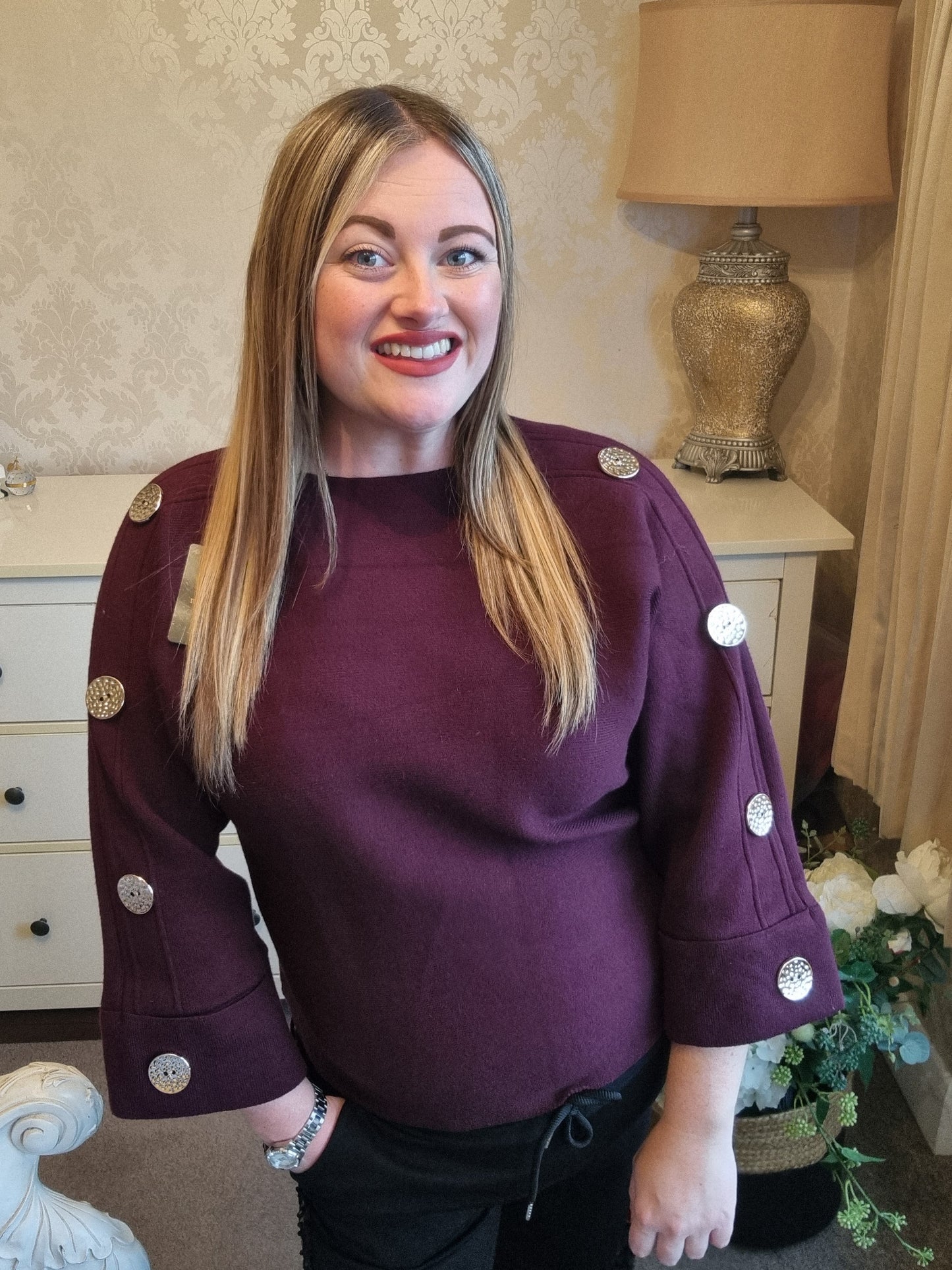 Jess Jumper - Burgundy