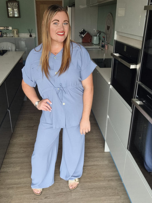 Helena 2 Piece Set - Pale Blue