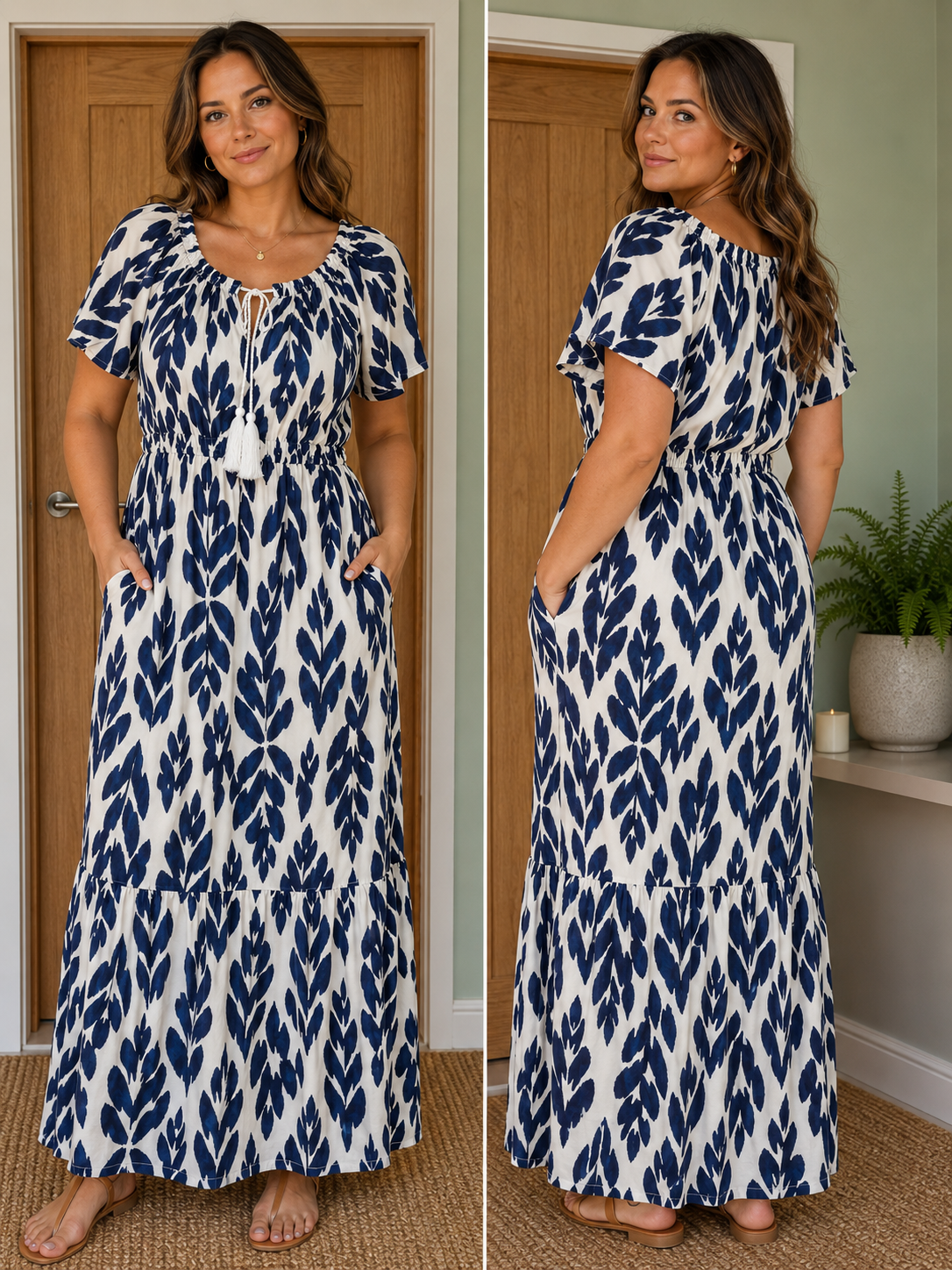 Sinead Dress - Navy
