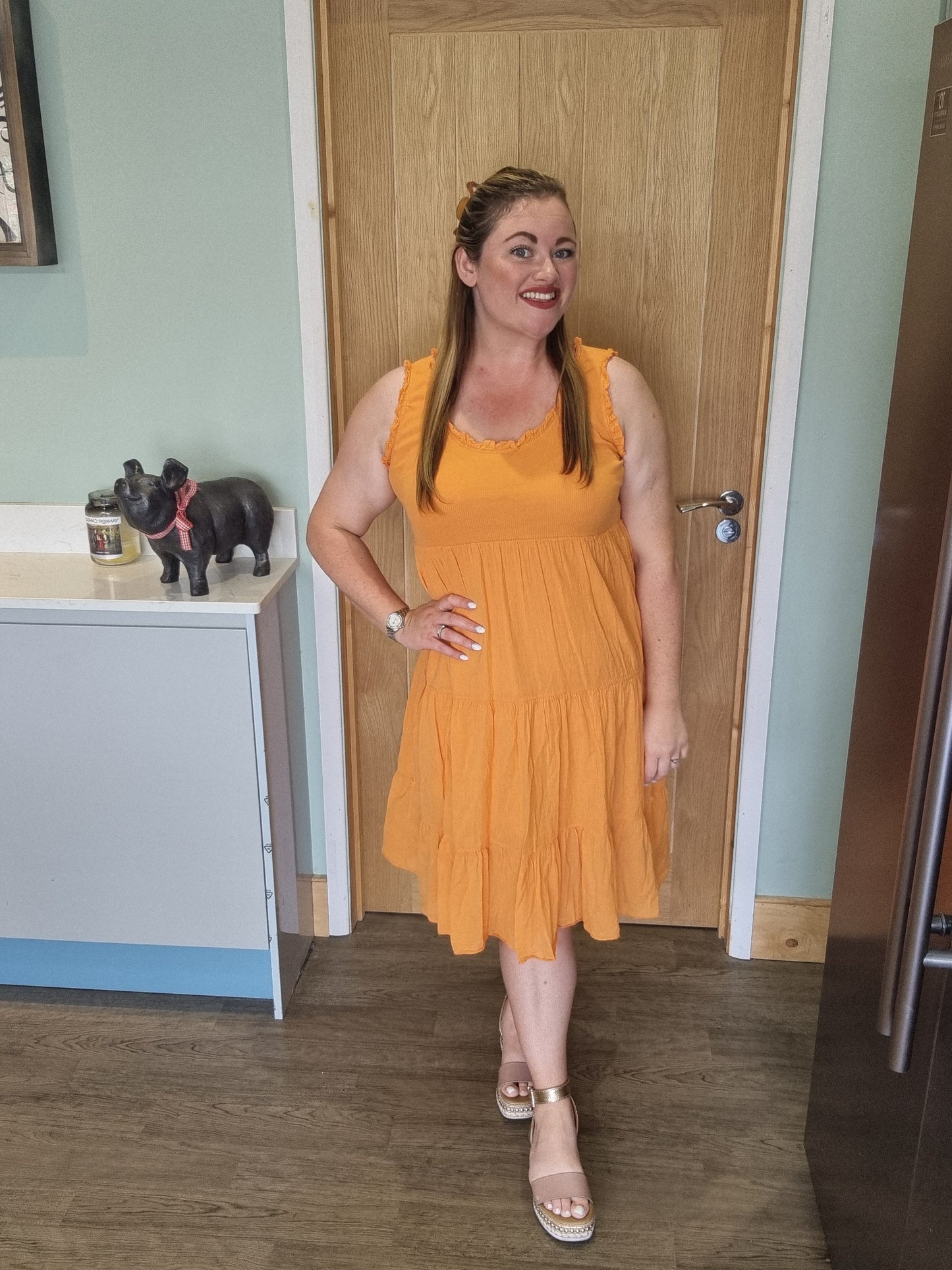 Harper Dress - Orange