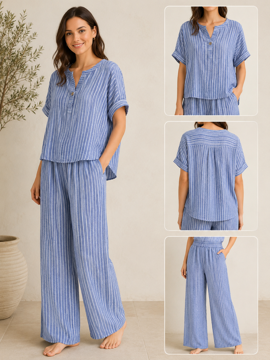 Tilley Co-Ord Set - Blue