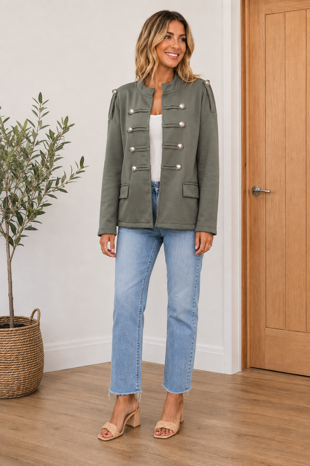 Olivia Jacket - Khaki