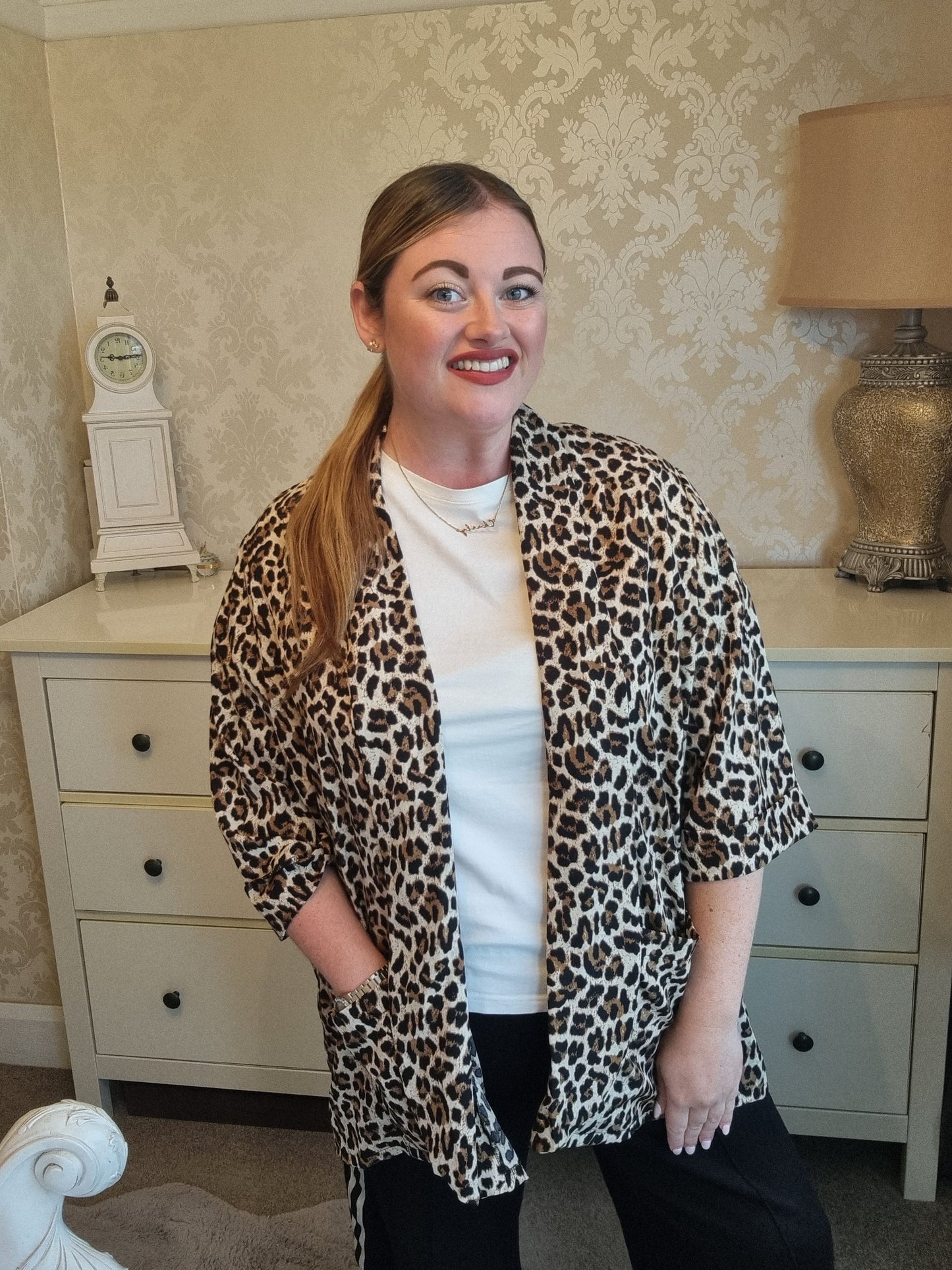 Soph Blazer - Leopard Print