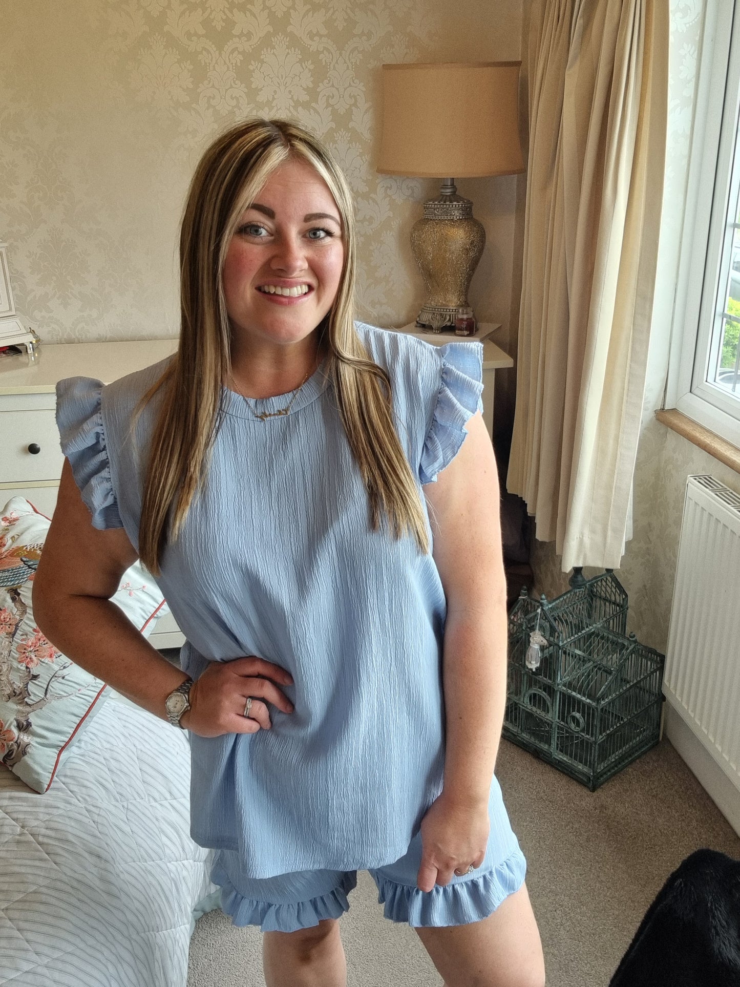 Kady Co-Ord Set - Pale Blue