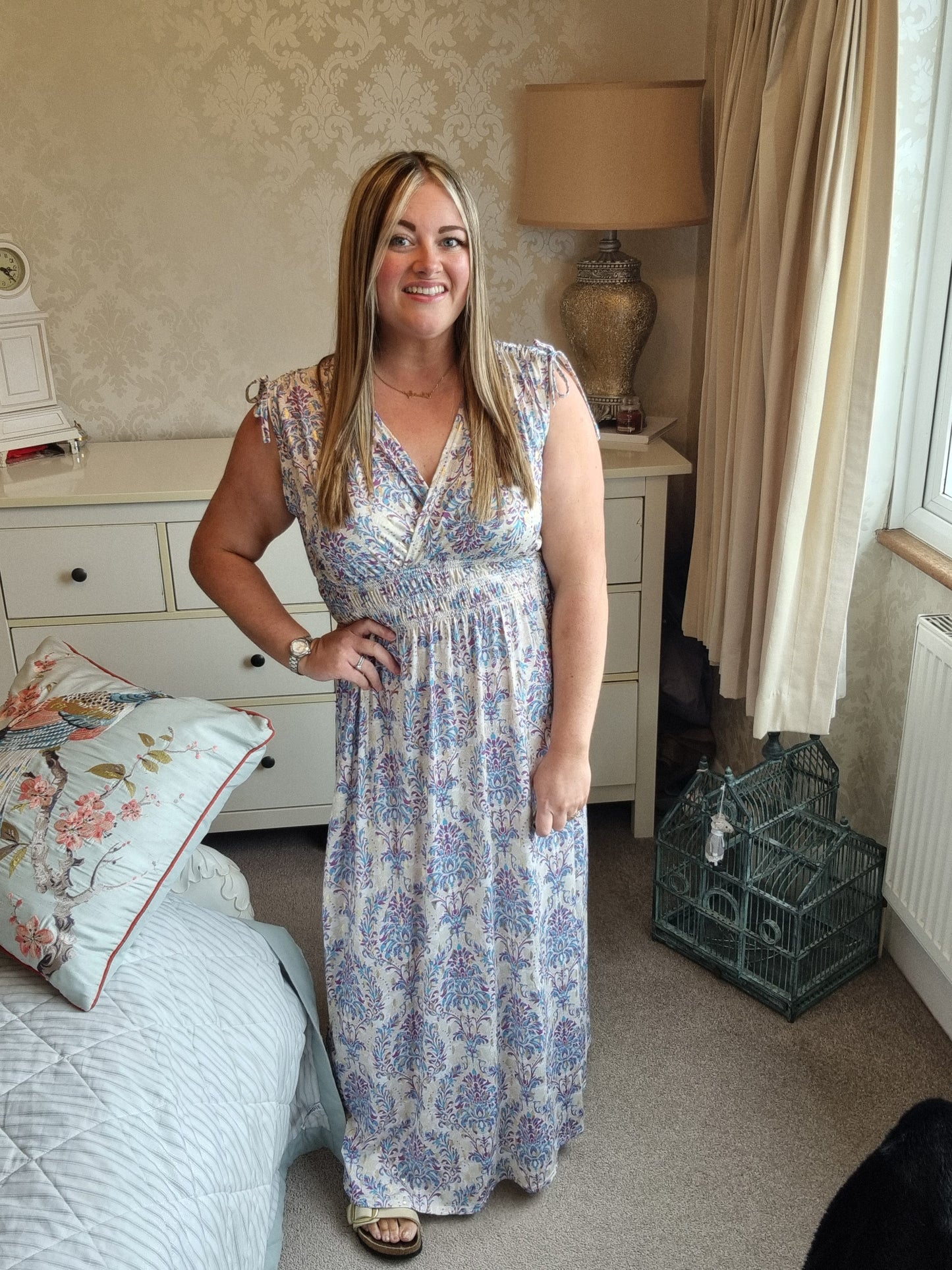 Andrea Dress - Blue