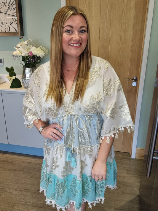 Poppy Dress - Beige