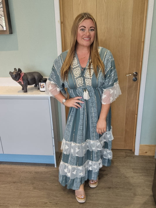 Sian Dress -Teal