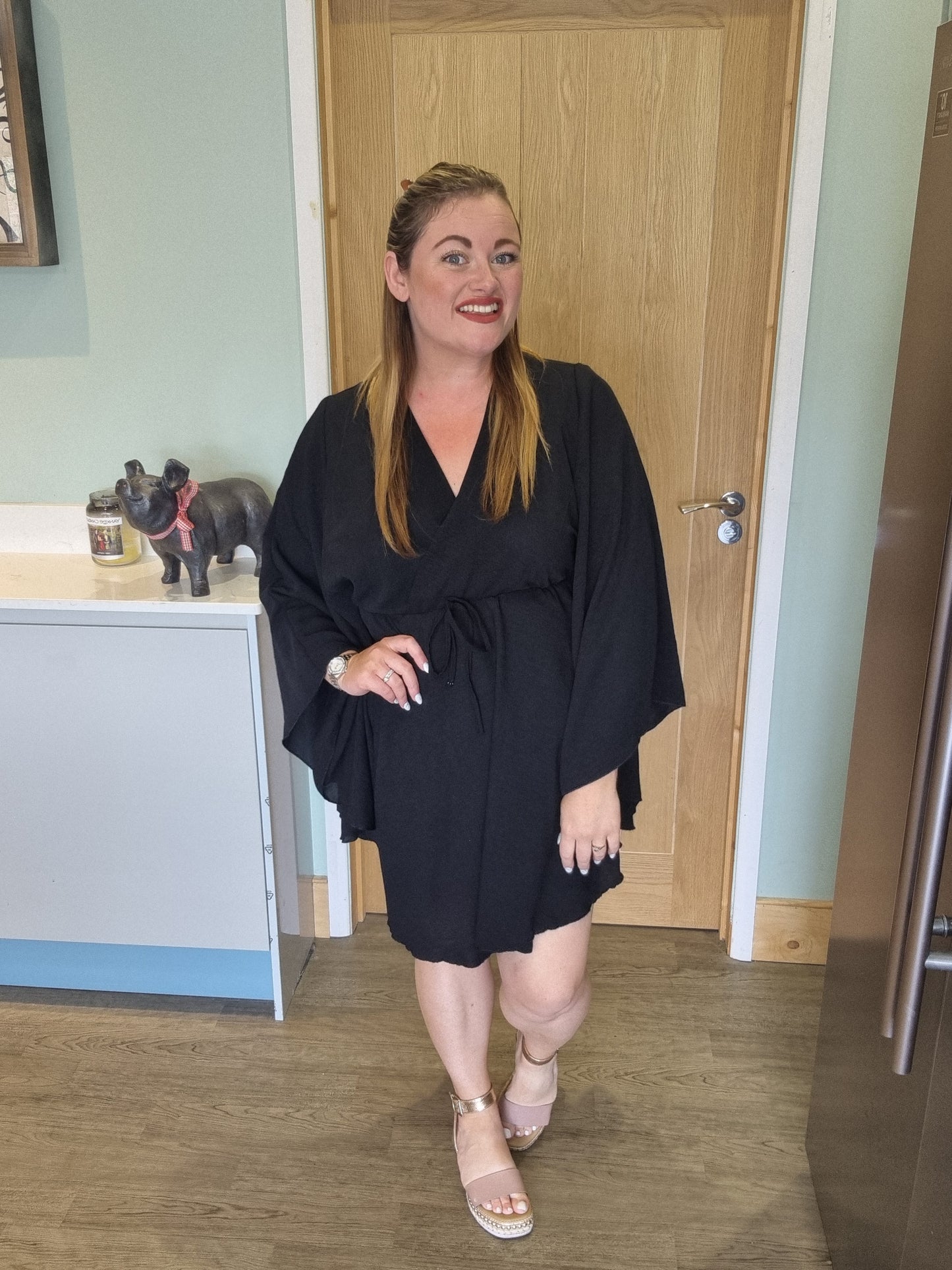 Emma Kaftan/Top - Black