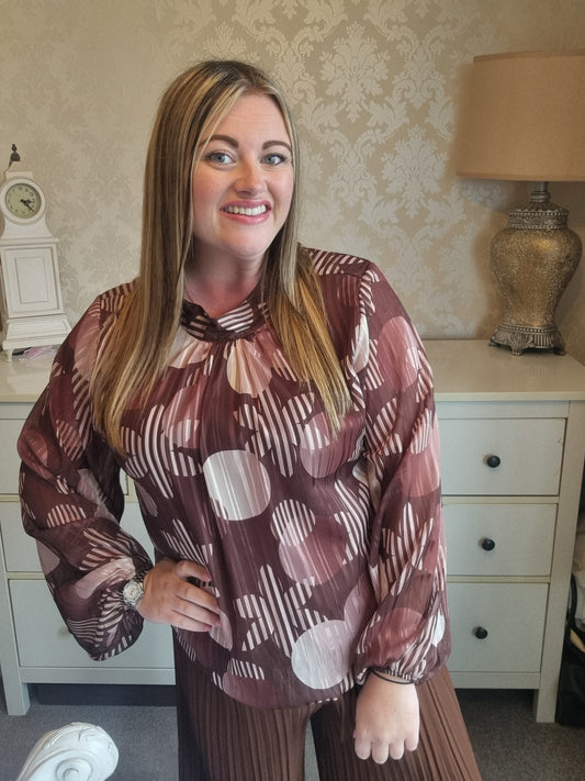 Mavis Top - Chocolate