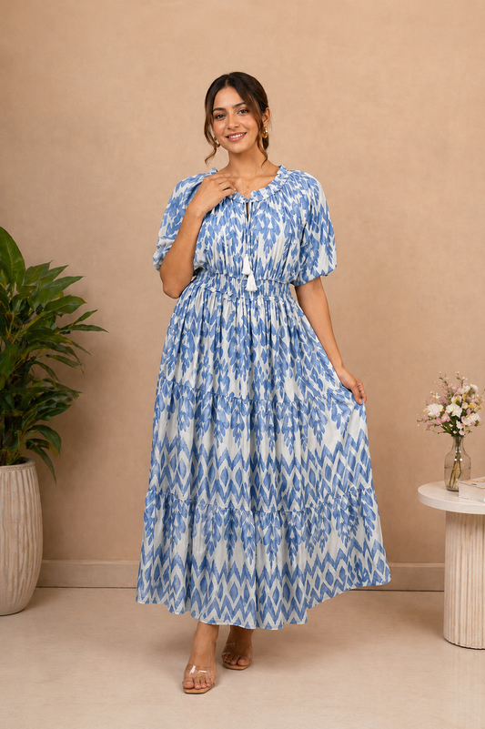 Sinead Dress - Blue