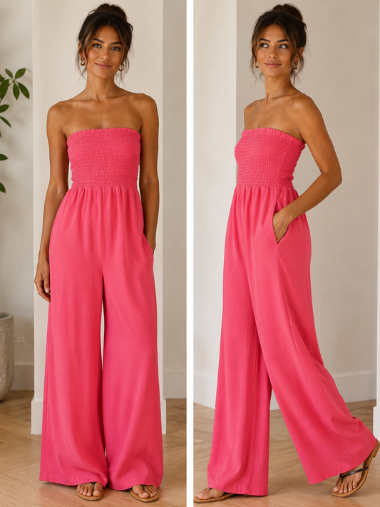 Jenny Jumpsuit - Coral