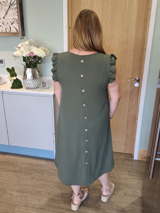 Clare Dress- Khaki