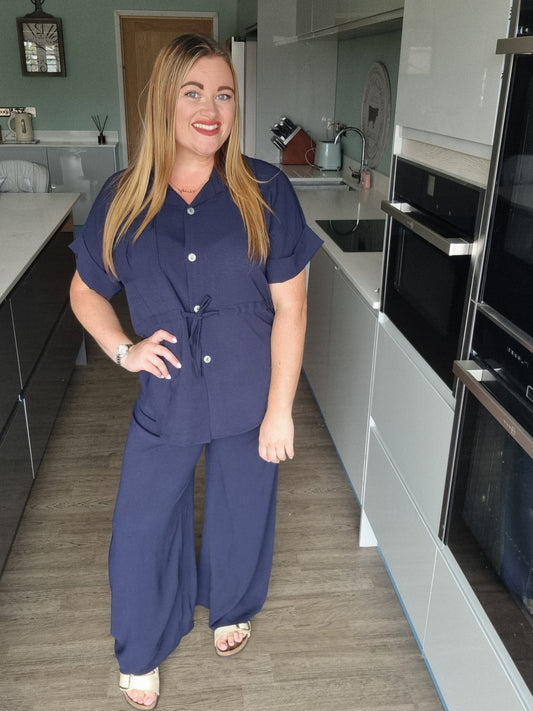 Helena 2 Piece Set - Navy