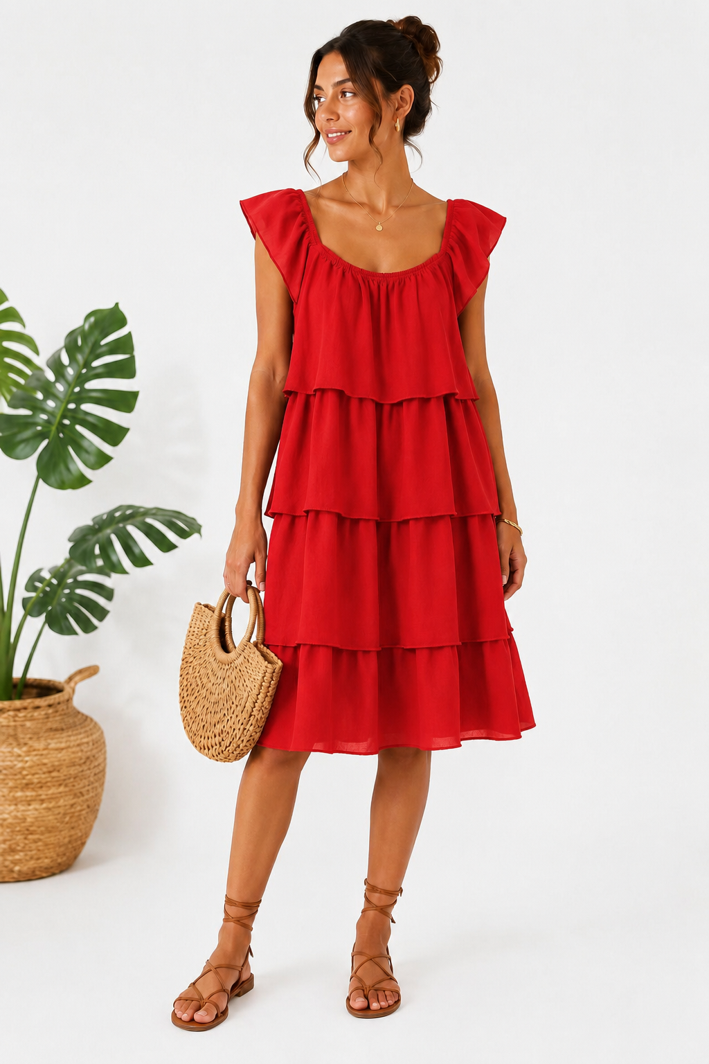Yasmin Dress - Red