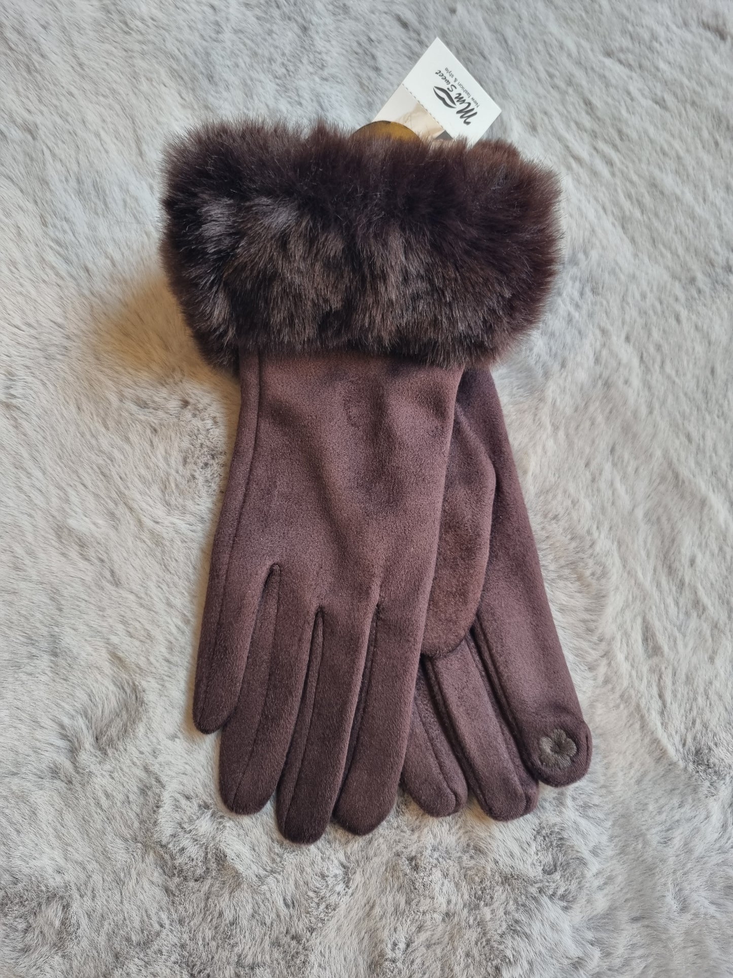 Faux Fur Gloves