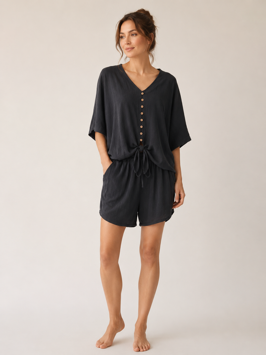 Eve Co-Ord Set - Black