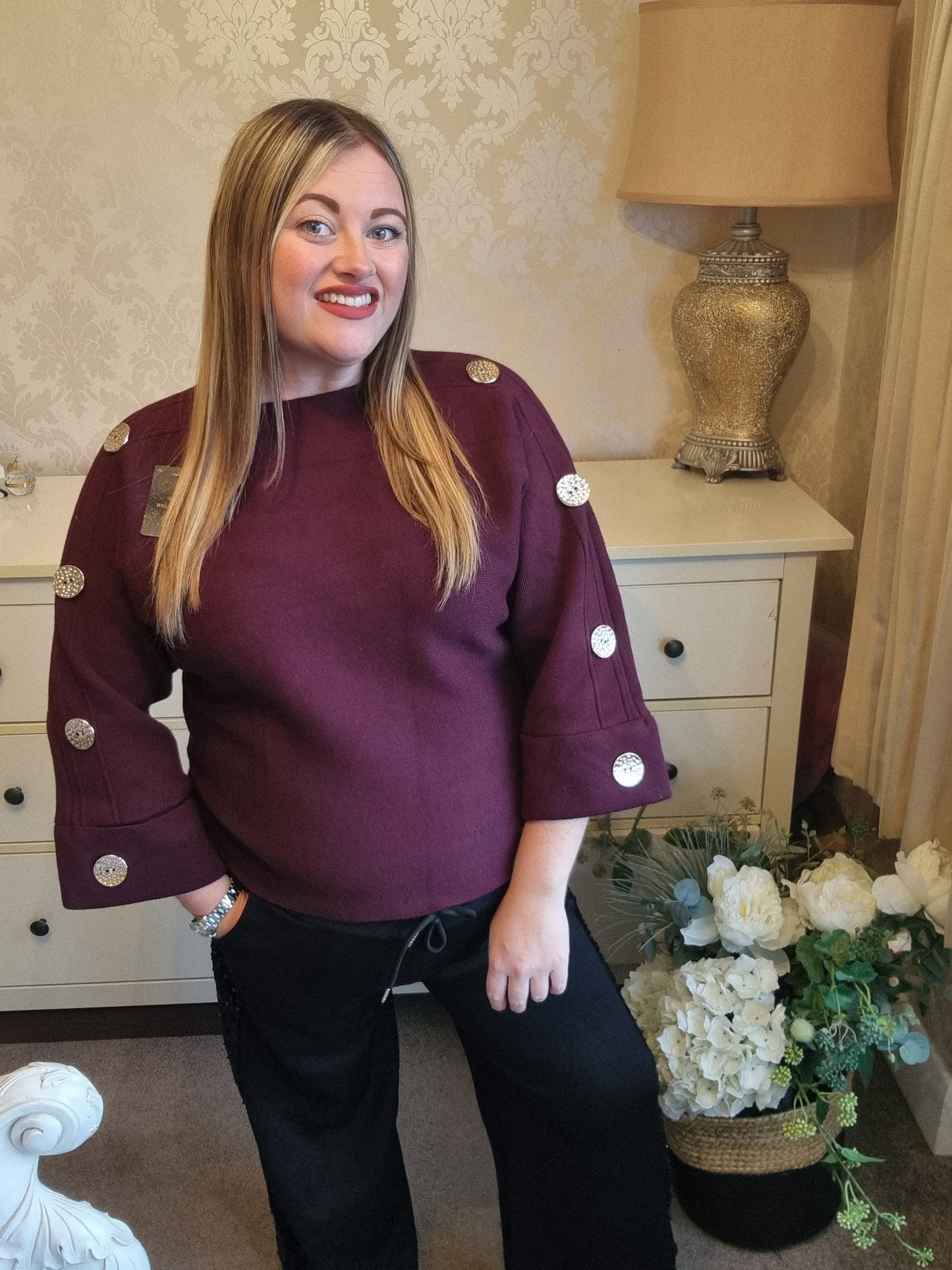 Jess Jumper - Burgundy