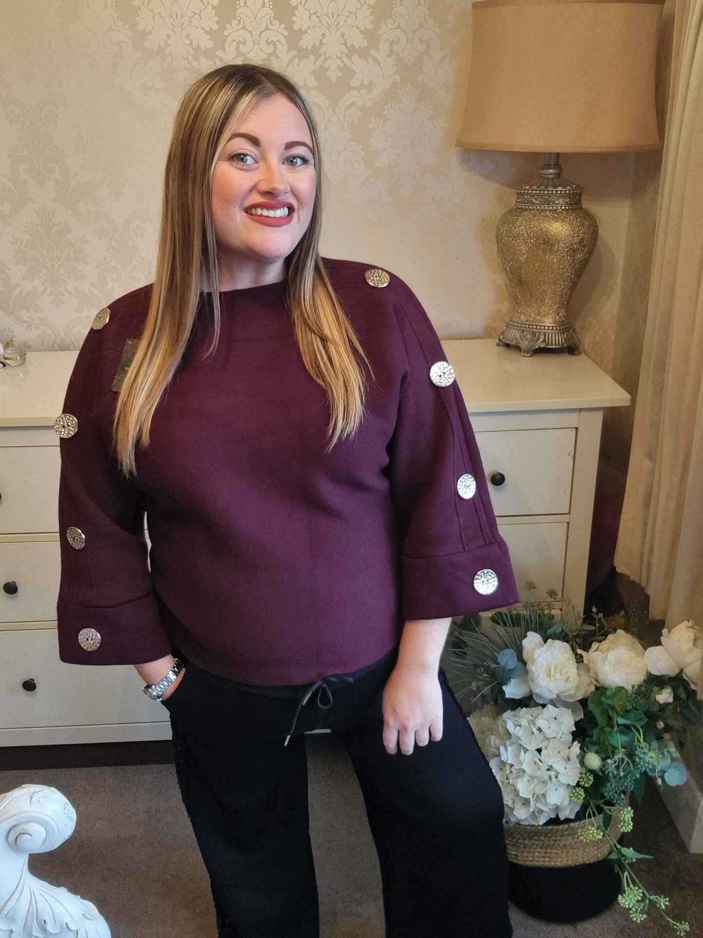 Jess Jumper - Burgundy