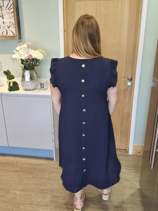 Clare Dress- Navy