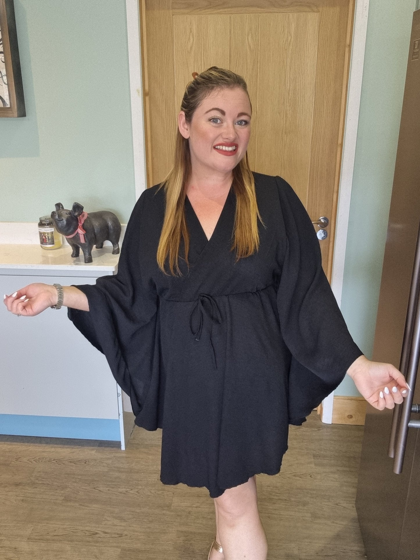 Emma Kaftan/Top - Black