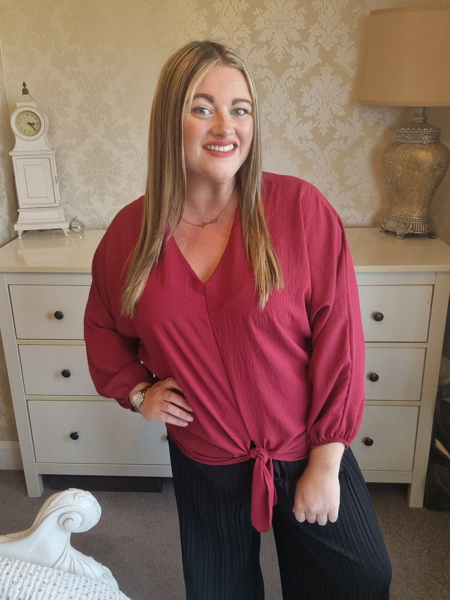 Jenny Top - Burgundy