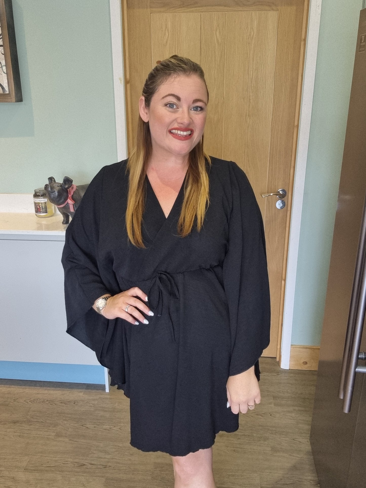 Emma Kaftan/Top - Black