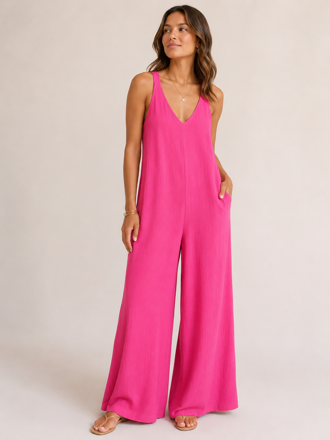 Katie Wide Leg Jumpsuit