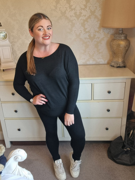 Gabby Co-ord Set - Black