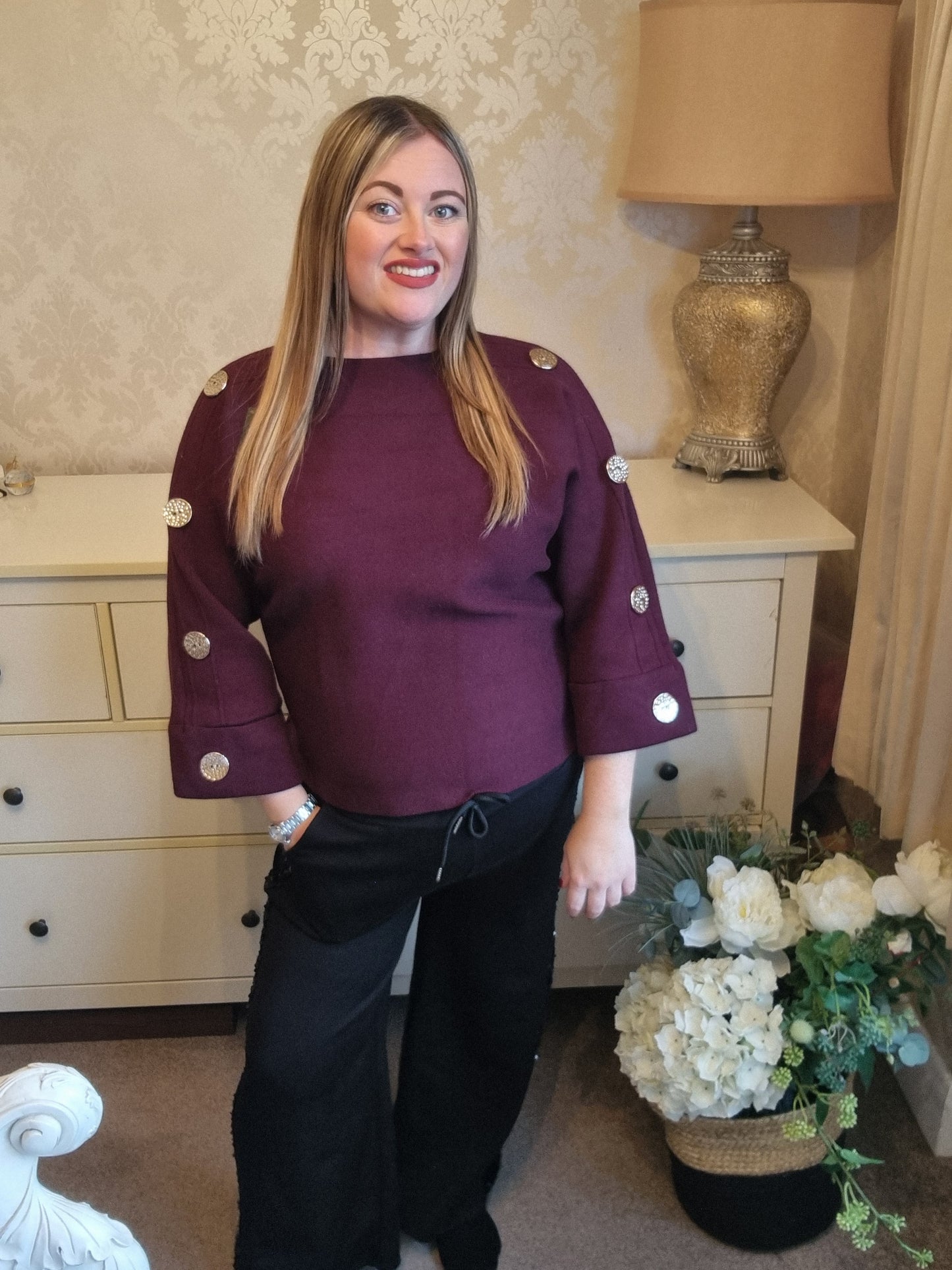 Jess Jumper - Burgundy