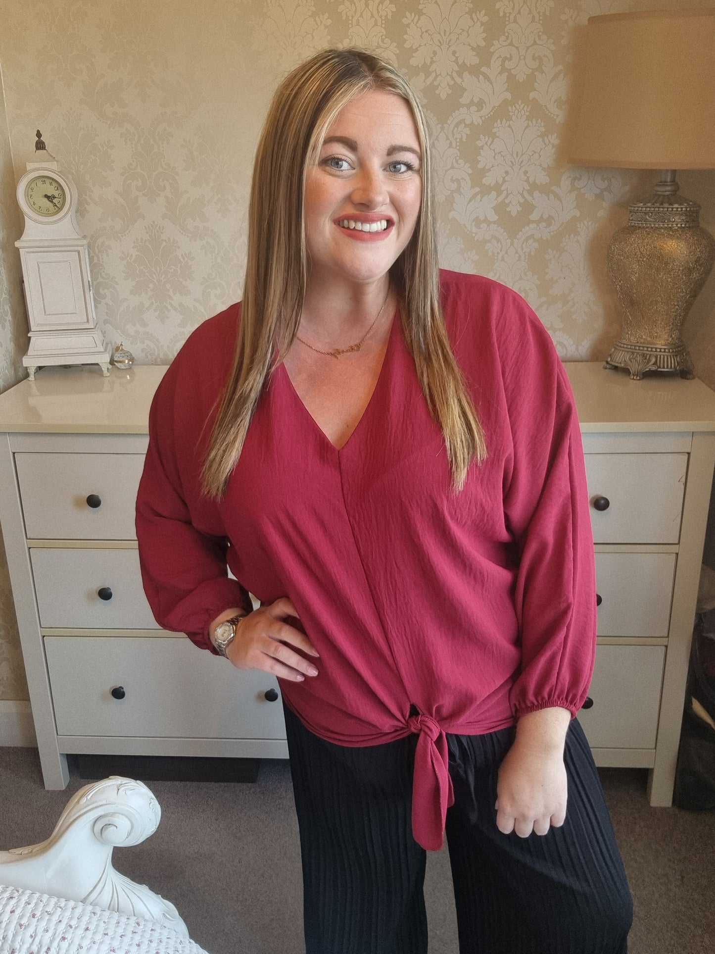 Jenny Top - Burgundy