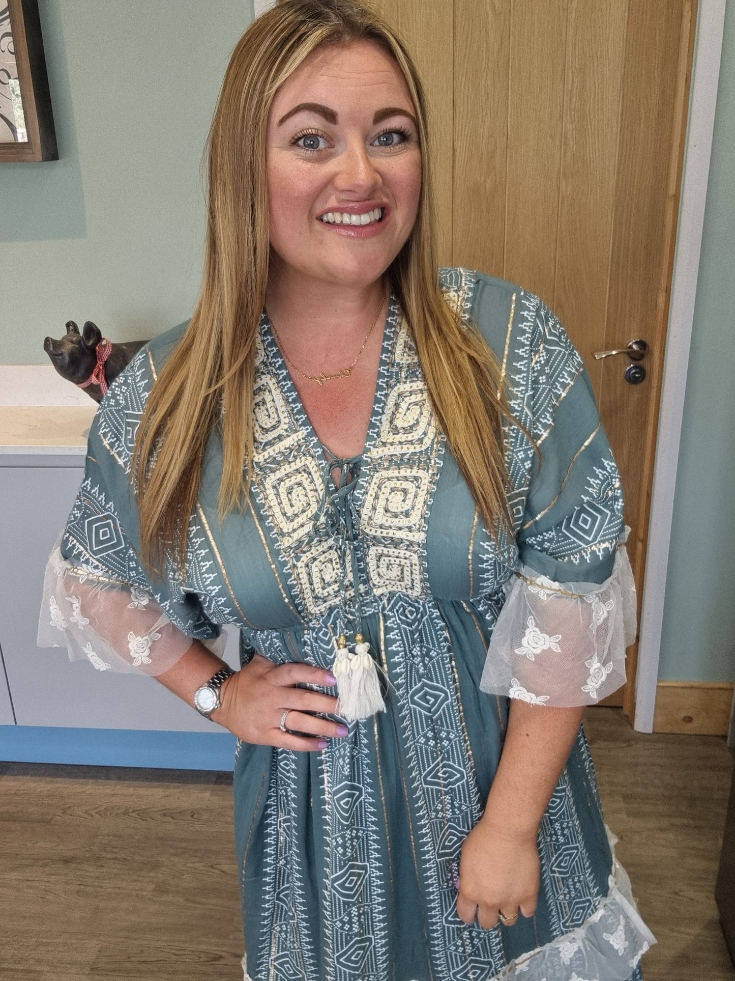 Sian Dress -Teal