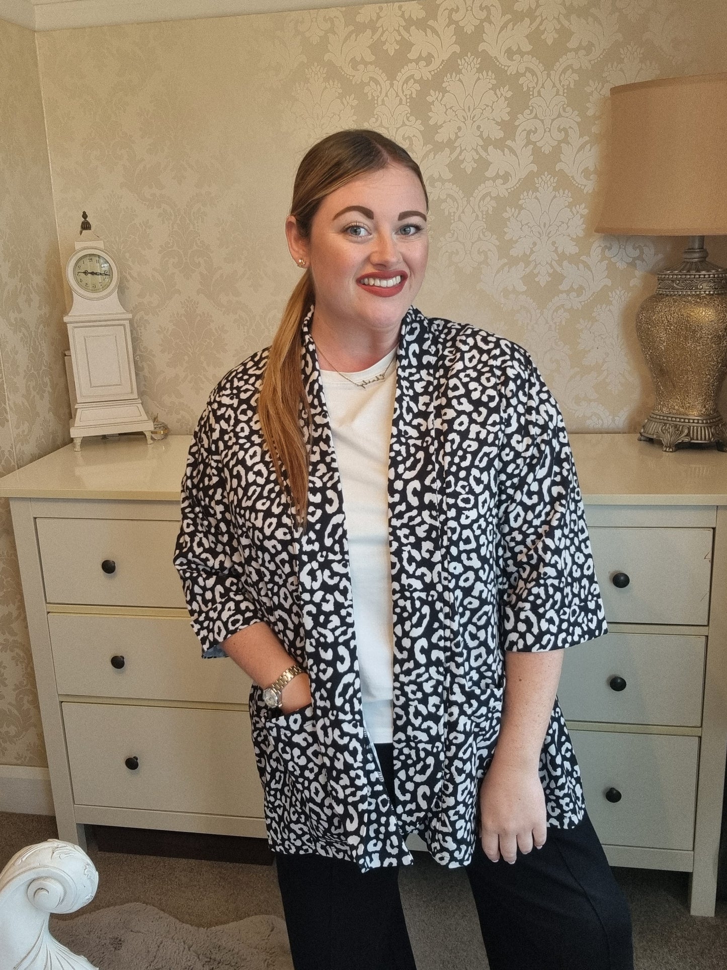Soph Blazer - Black & White