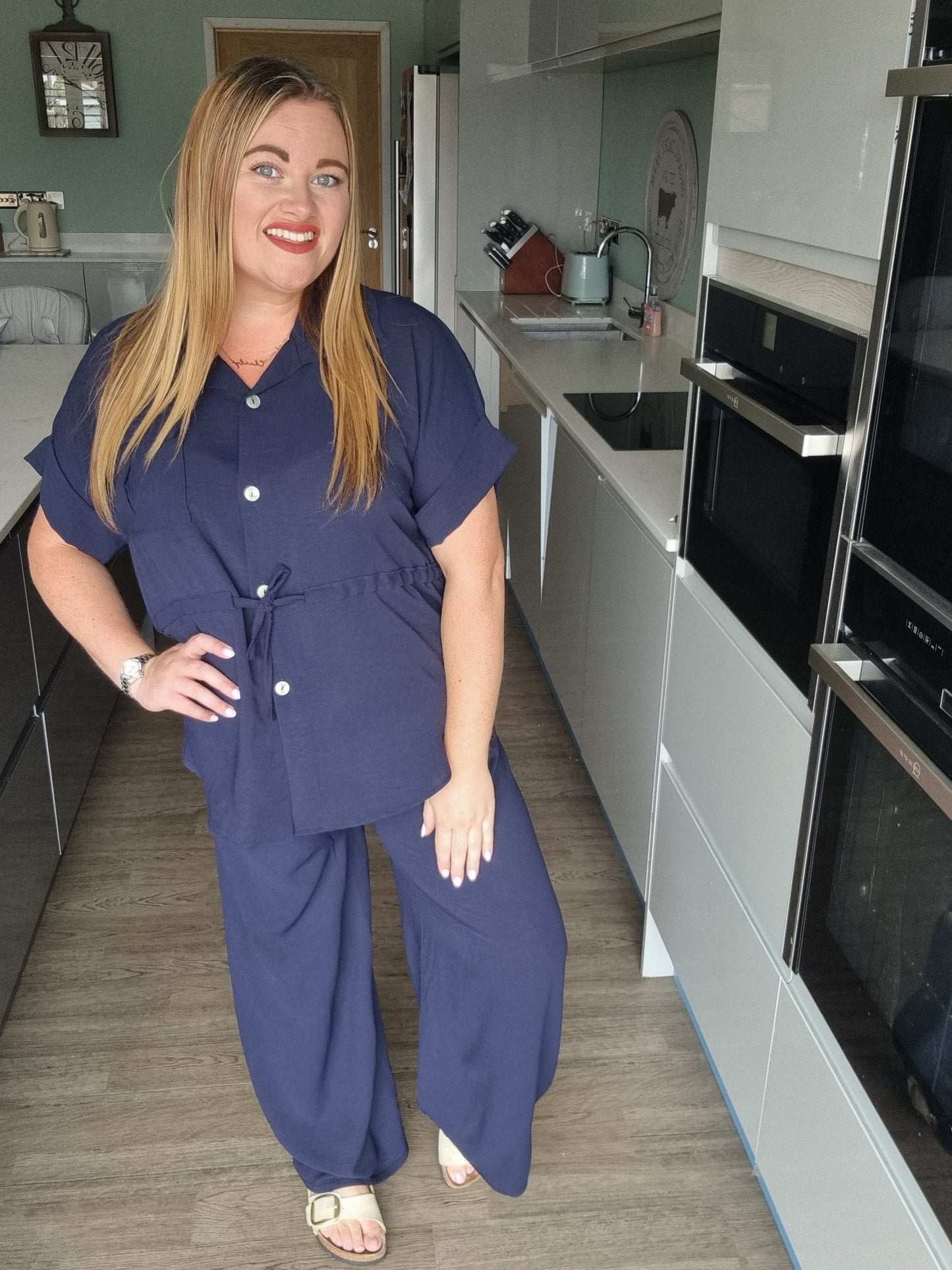 Helena 2 Piece Set - Navy