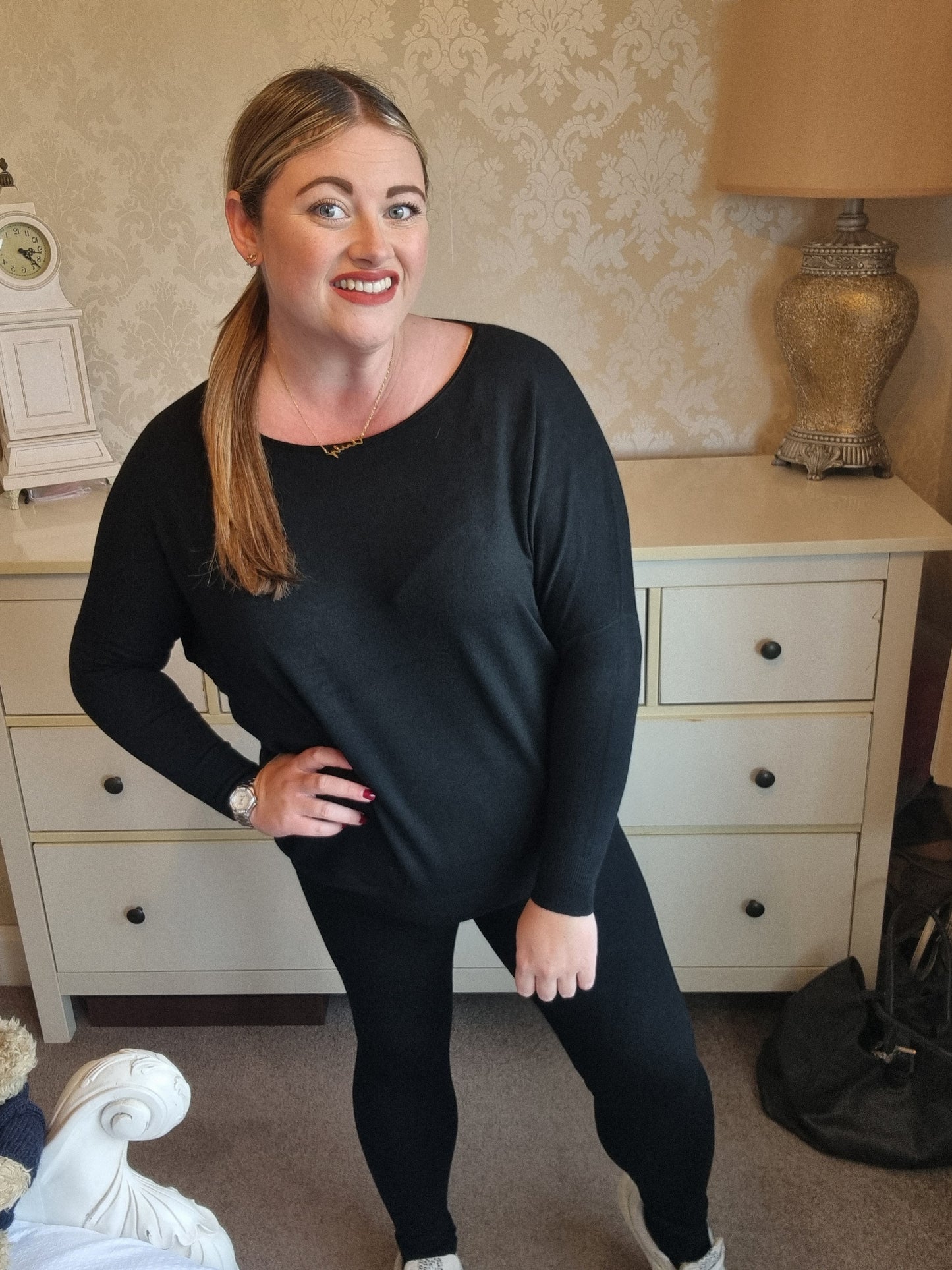 Gabby Co-ord Set - Black